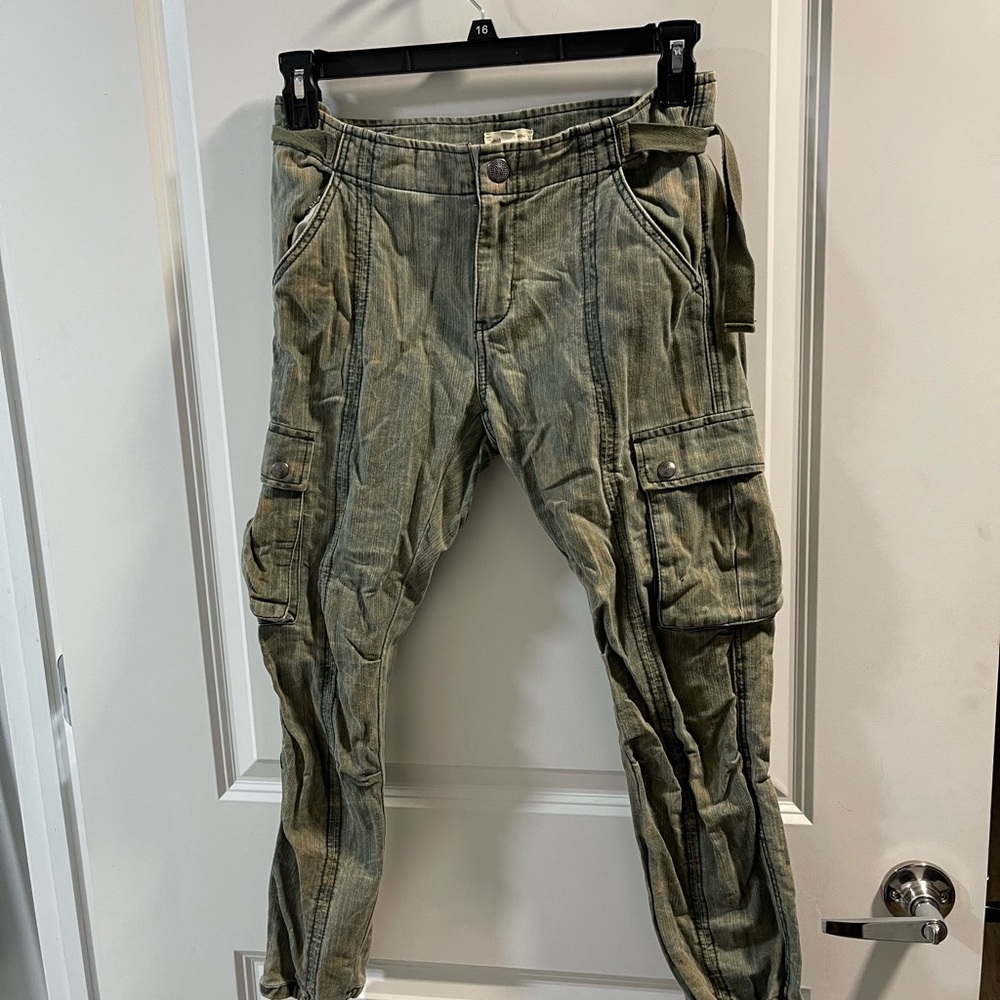 Silence + Noise Green Cargo Pants unisex